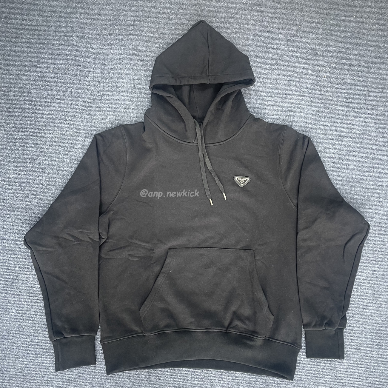 Prada Black Hoodie (2) - newkick.vip